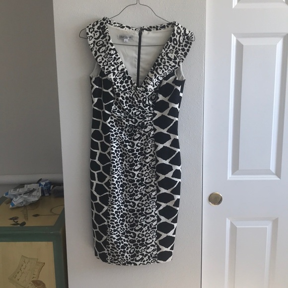 Kay Unger New York Leopard Print Dress - Picture 2 of 6